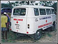 A medical van of Sanstha