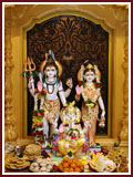 Shri Shiv-Parviti and Shri Ganeshji