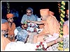 Pramukh Swami Maharaj and Chief Minister of Gujarat Offer Vedic Prayers to the Waters of Narmada