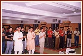 Kishores singing the prarthana