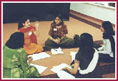  Alongwith participating in common sessions, Balika Karyakars  had their own  workshop sessions