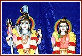 Shri Shiva, Parvati, Ganpatiji and Riddhi, Siddhi