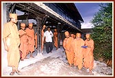 At the Darbar of Jiva Khachar where the Vachanmrut were delivered by ShrijI Maharaj