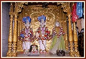 Shri Ghanshyam Maharaj, Shri Dharmadev and Bhaktimata