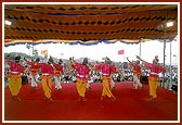 Kishores perform a folk dance