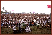 Thousands of tribal and fishermen during the symbolic Punam assembly