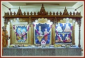 The newly consecrated murtis