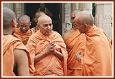 Swamishri and Mahant Swami