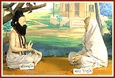Sage Kapil explains the truth of the ideal sadhu as the gateway to moksha to his mother Devhuti