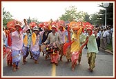 A colorful parade through the CFI grounds capsuled the traditions, festivals and characters of India's glorious heritage