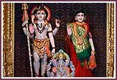 Shri Shiv Parvati and Shri Ganeshji 
