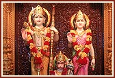 Shri Sita Ram Dev and Shri Hanumanji