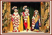 Shri Harikrishan Maharaj and Shri Radha Krishna Dev