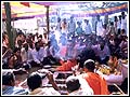 Offering Pitru-tarpan Yagna (Saints offering prayers for the salvation of the dead)