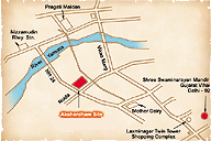 Akshardham site map