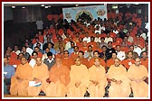 Audience in the main shibir assembly hall