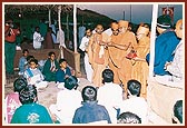 Kutir for chanting the Swaminarayan mahamantra dhun 