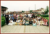 Devotees who participated in the Sponsored Walk