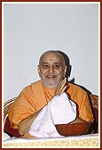 Swamishri in a happy mood