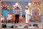 Bal mandal performs a drama: ‘Swamishri na Pagale Pagale…’
