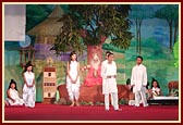 Balaks perform a drama 'Gurudev na Charan ma’ in the evening assembly