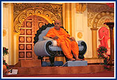 Swamishri during the Welcome Assembly