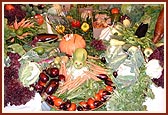 Over 64 different vegetables offered to God
