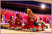 A beautiful and colourful dance performed by the schoolchildren