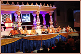 Kirtan Bhakti programme performed by the sadhus