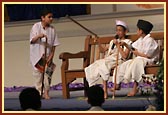 Children performing a drama