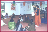 Alongwith participating in common sessions, Balika Karyakars  had their own  workshop sessions
