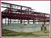 Haveli steel structure work in progress  