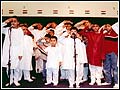 Bal Mandal sang India’s national anthem