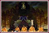 Saints sing marvelous kirtans at the Kirtan Aaradhana