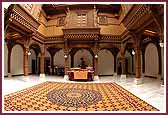 The foyer of the Haveli      