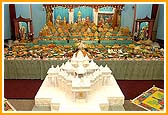 Annakut at BAPS Shri Swaminarayan Mandir, Atlanta, GA