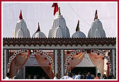 The Beautiful entrance at the mandir site 