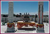 Site of  Stambh Sthapan Vidhi at BAPS Shri Swaminarayan Mandir, Toronto, Canada   