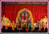 Cultural Program organized on the eve of the Murti-Pratishtha ceremony  