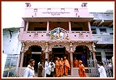 The mandir at the birthplace