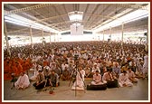 The main festival assembly of Vasant Panchmi